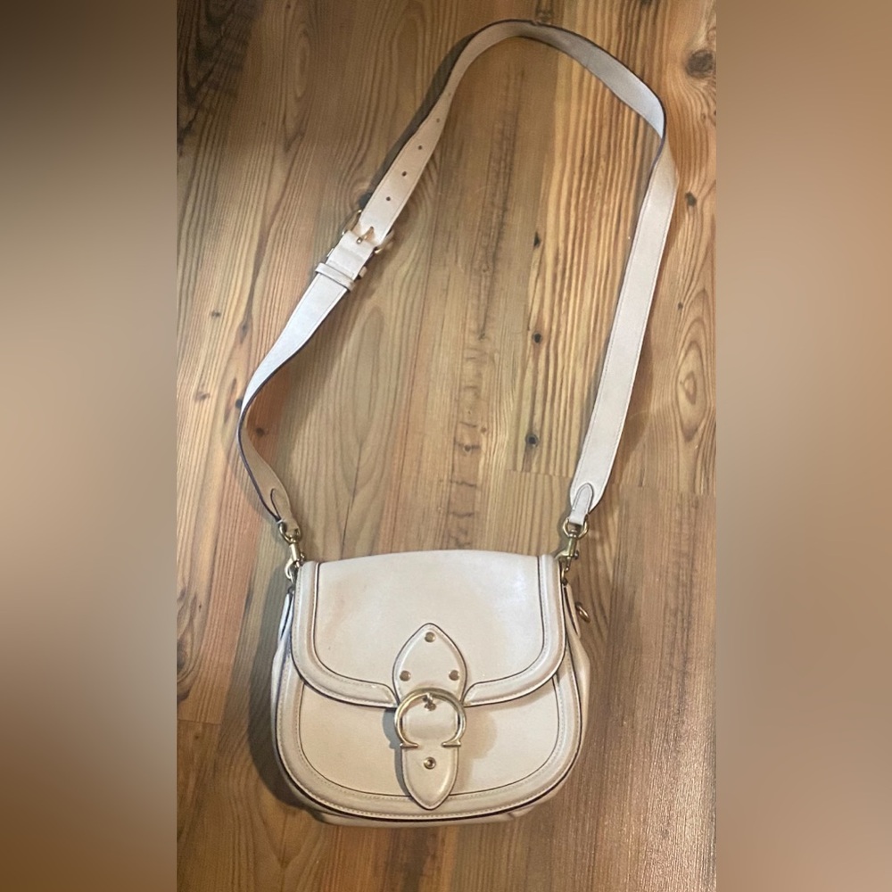 Womens off white / bone coach bag